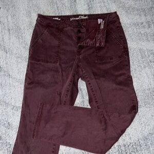 Maroon Pants
